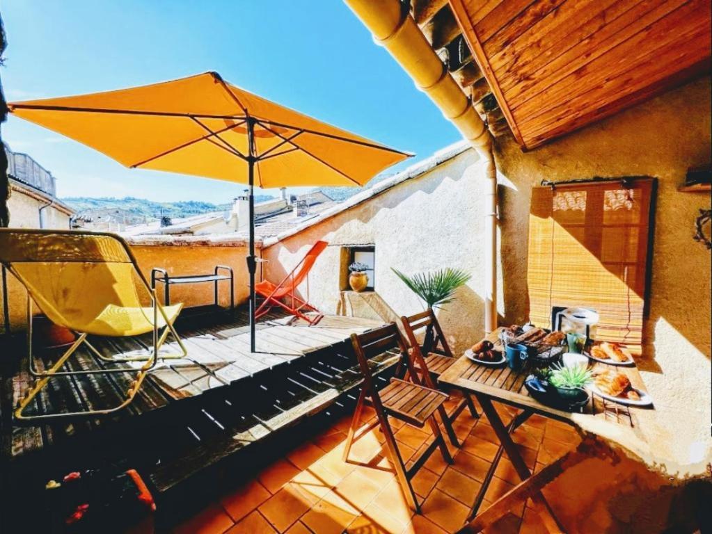 La Terrasse D'Olea, Au Coeur Du Village Buis-les-Baronnies Esterno foto