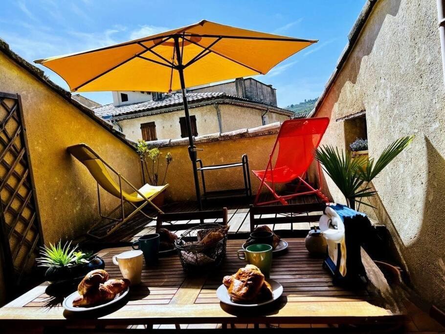 La Terrasse D'Olea, Au Coeur Du Village Buis-les-Baronnies Esterno foto