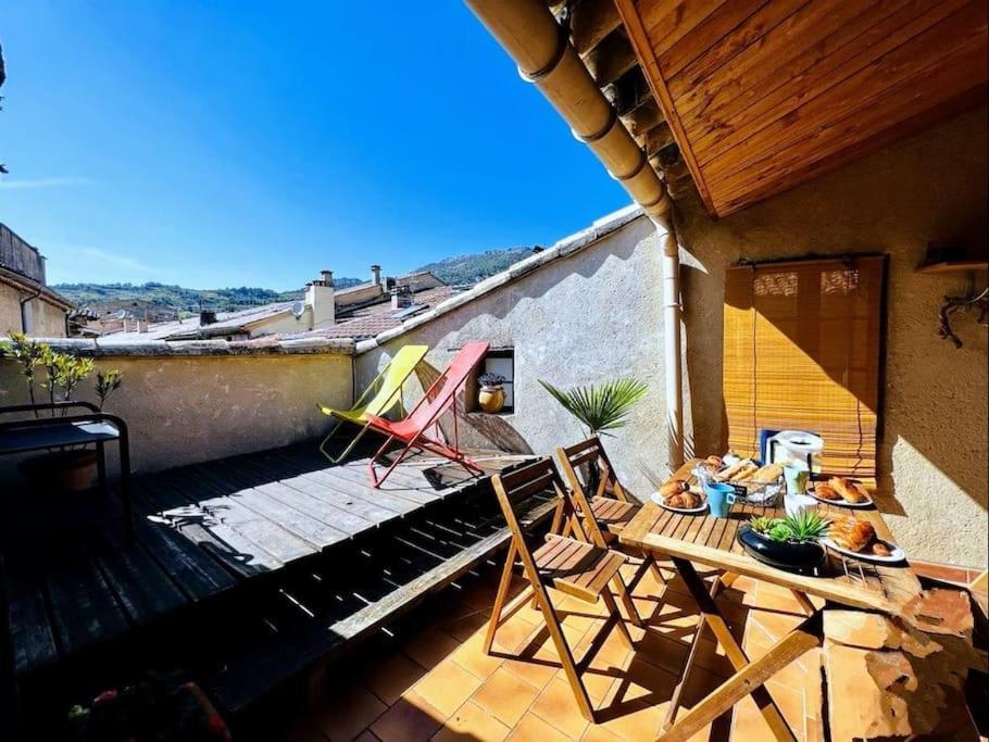La Terrasse D'Olea, Au Coeur Du Village Buis-les-Baronnies Esterno foto