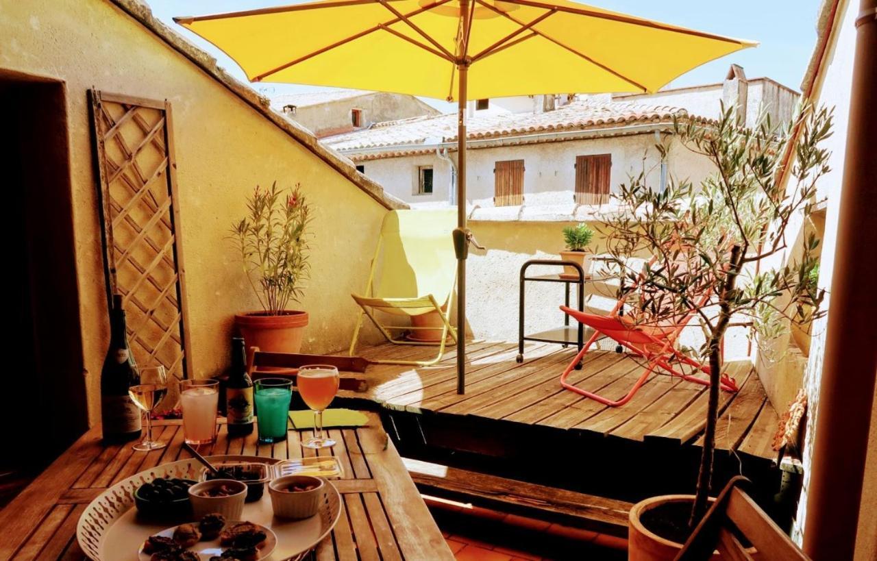 La Terrasse D'Olea, Au Coeur Du Village Buis-les-Baronnies Esterno foto