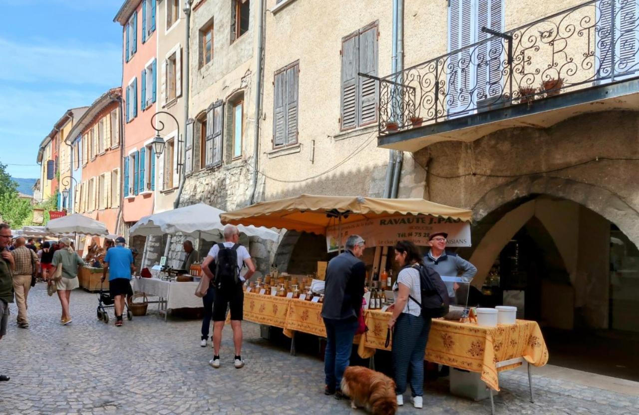 La Terrasse D'Olea, Au Coeur Du Village Buis-les-Baronnies Esterno foto