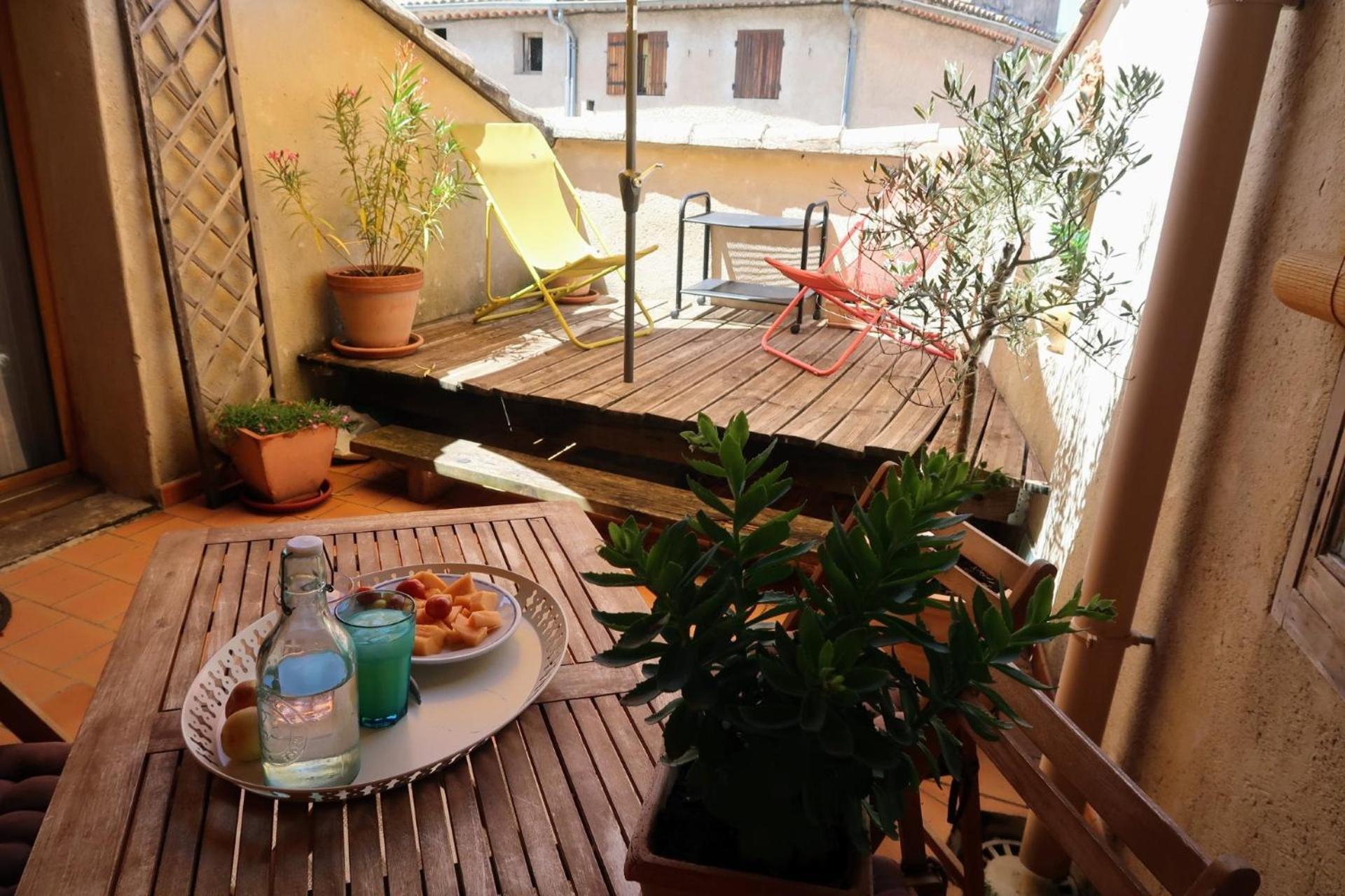 La Terrasse D'Olea, Au Coeur Du Village Buis-les-Baronnies Esterno foto